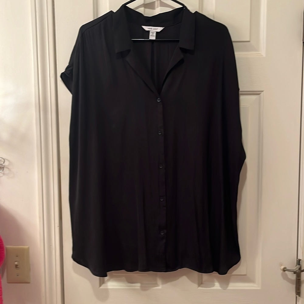 Nine West Black Blouse